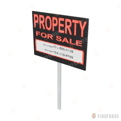 prop_forsale_sign_fs GTA 5 object