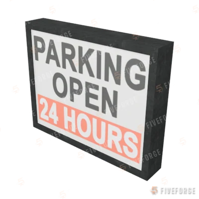 prop_parking_sign_07 GTA 5 object