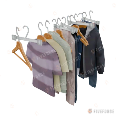v_24_hangingclothes1 GTA 5 object