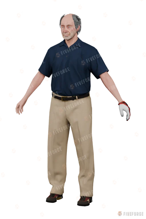 Golf Senior (a_m_m_golfer_01) GTA 5 ped