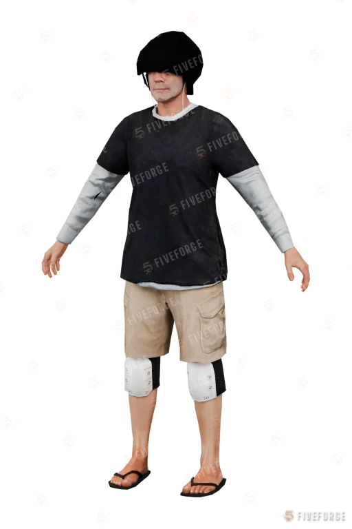 Skate Grunge GTA 5 ped