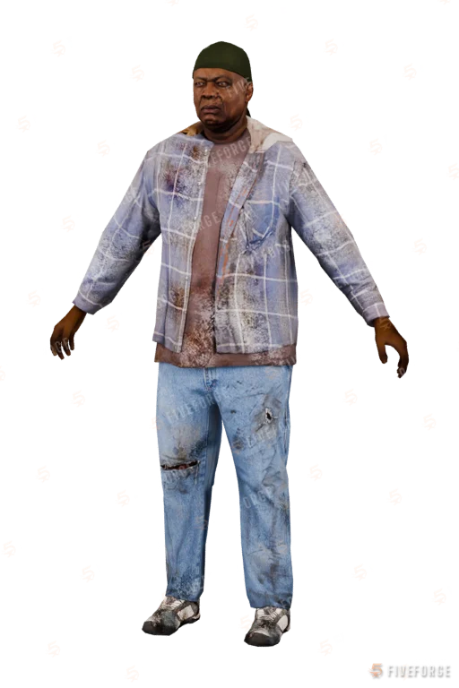 Mission Row (a_m_m_tramp_01) GTA 5 ped